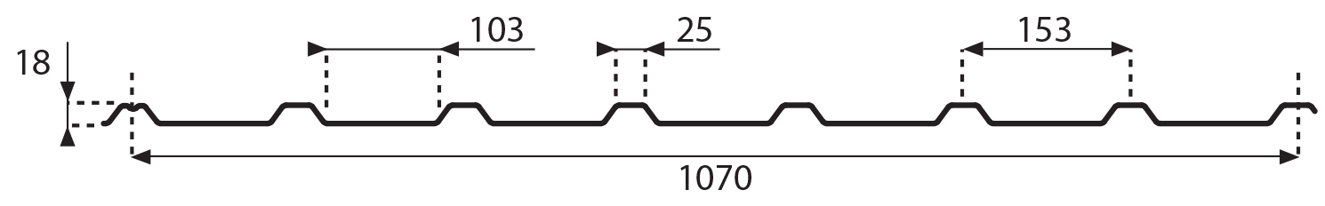 Trapes 18R.1070 2D Roof