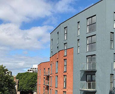 A1 Fire rated roof and wall facde system tata steel colorcoat urban seam facade