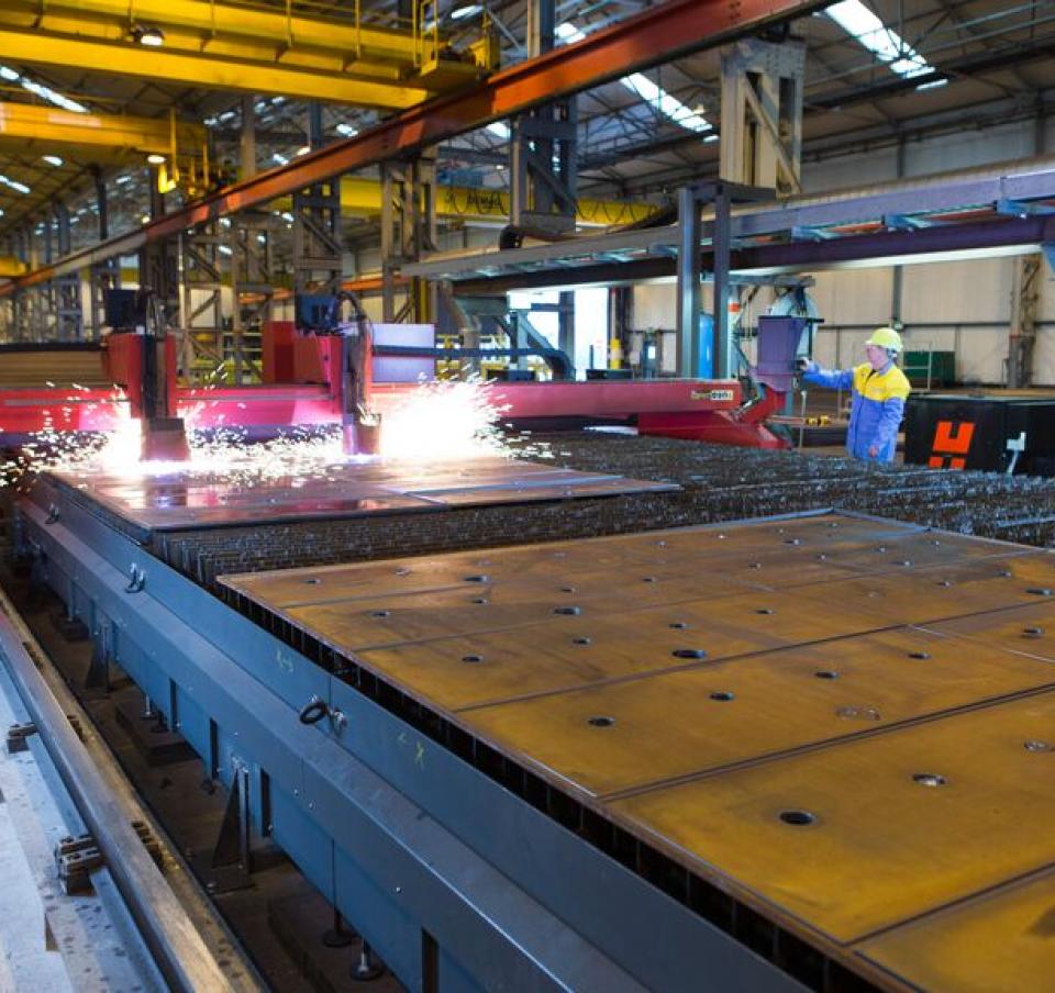 Steelpark plate profiling centre