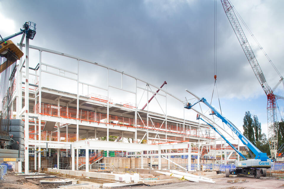 Sandwell Aquatics Centre tata steel structural hollow sections